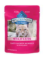 Blue Buffalo BLUE Wilderness Wild Cuts for Cats, Salmon & Gravy, 3 oz, 24 Pack
